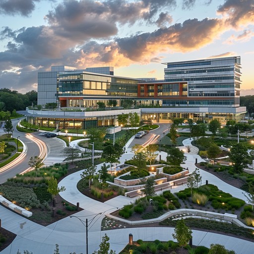 Modern office park